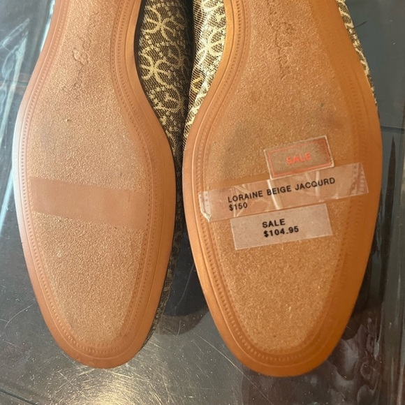 S57. NEW SAM EDELMAN LORAINE BIT LOAFER BEIGE JACQUARD 5M/EU35 - Picture 9 of 11